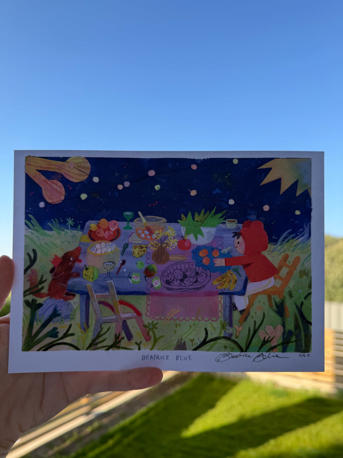 Picnic! - signed print