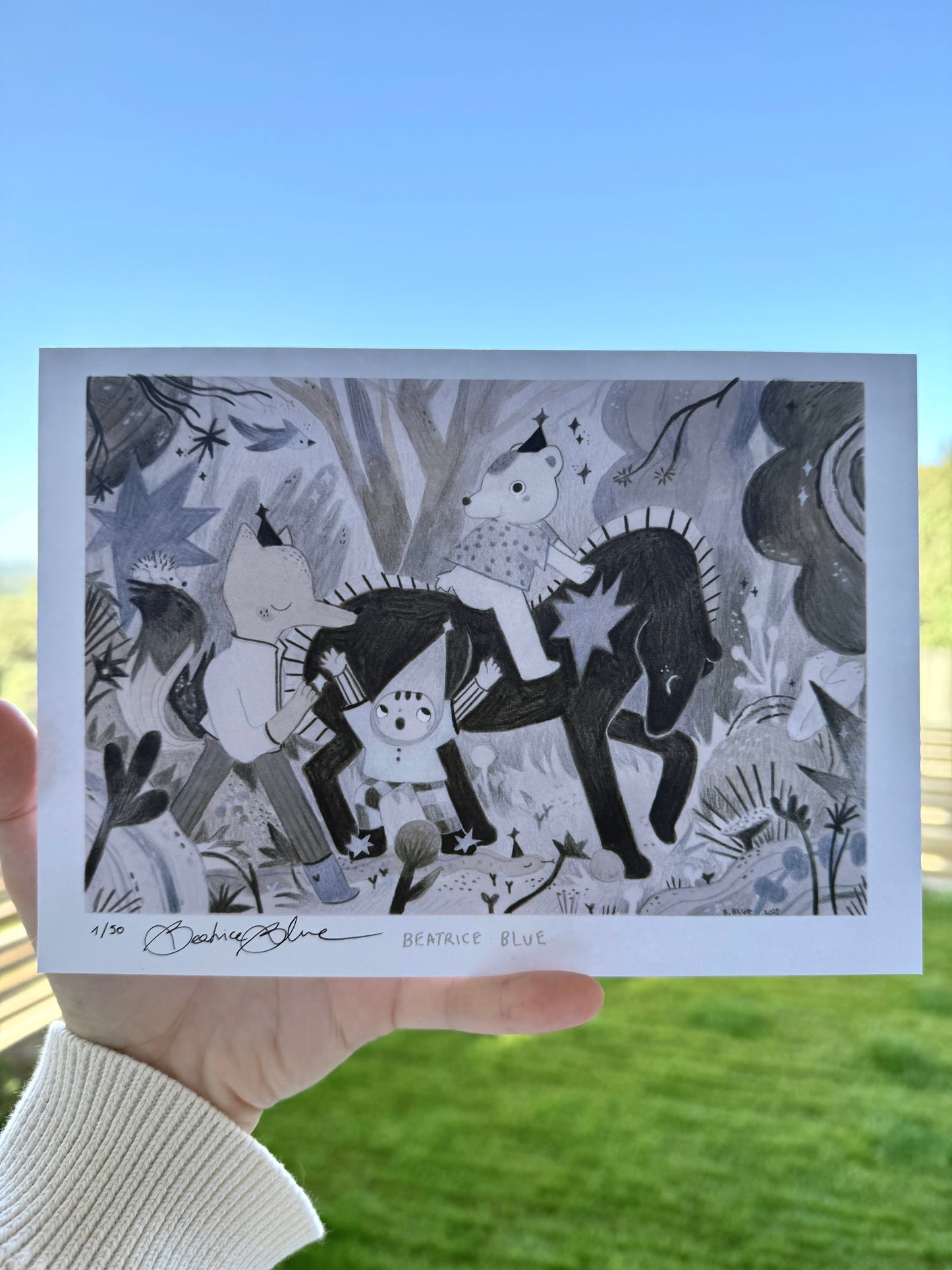 Forest parade print