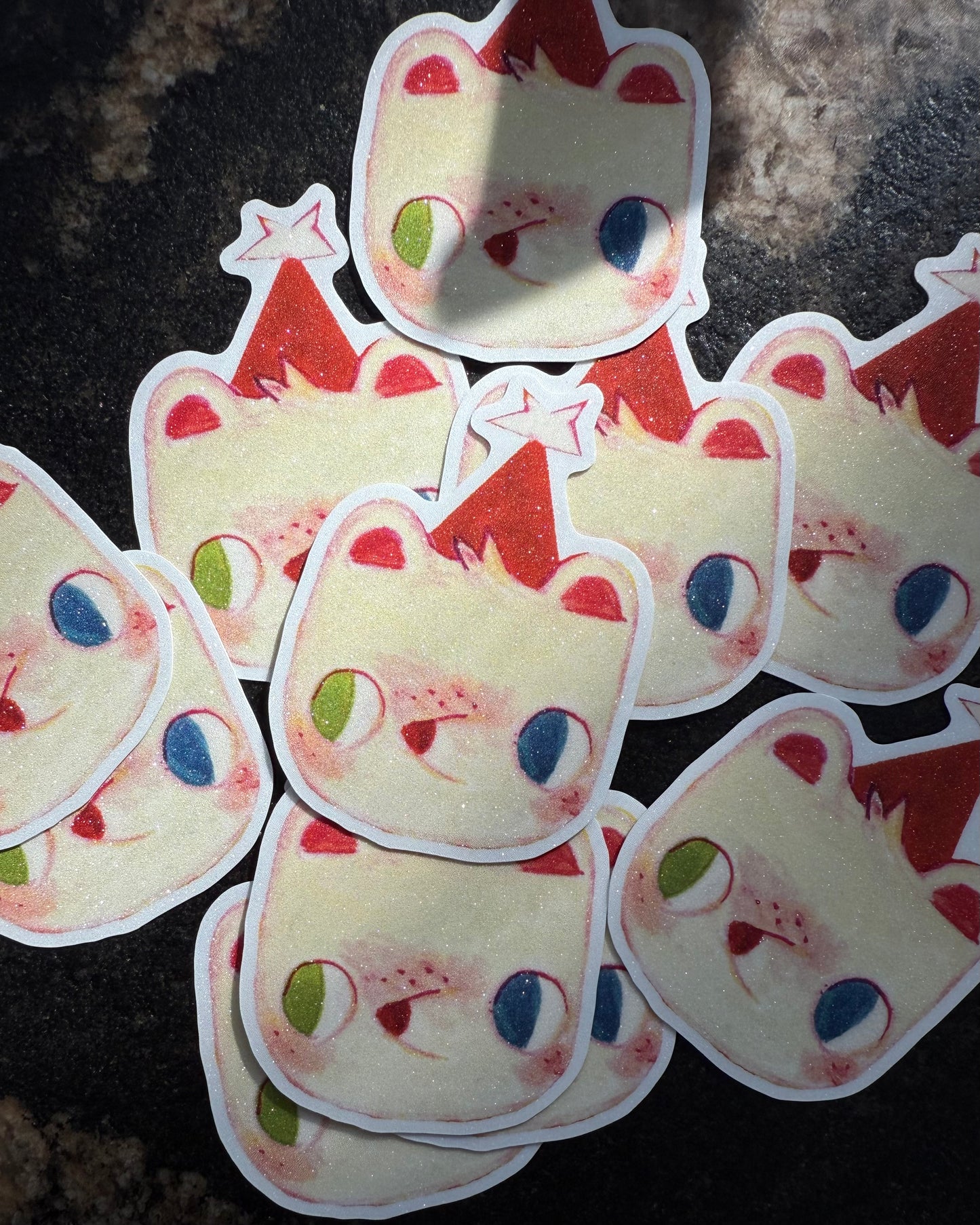 Bear! - glitter sticker