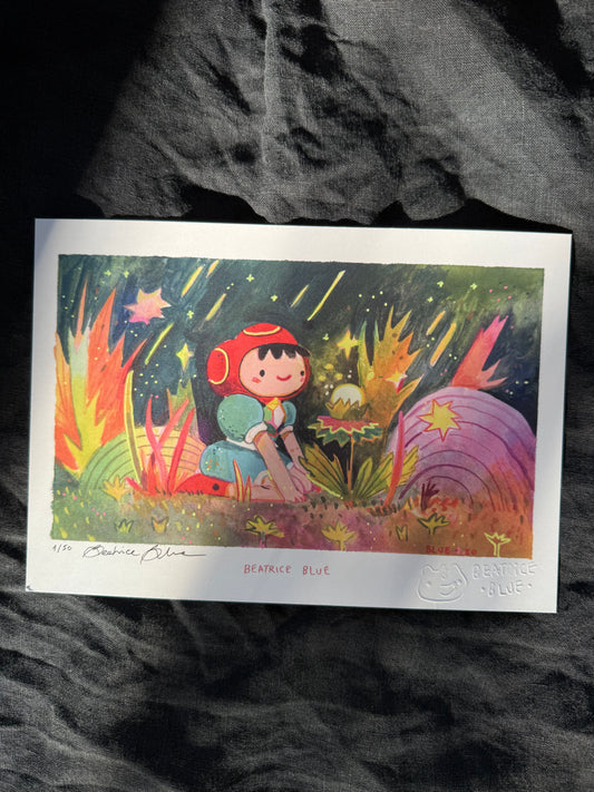 Galaxy San - signed print