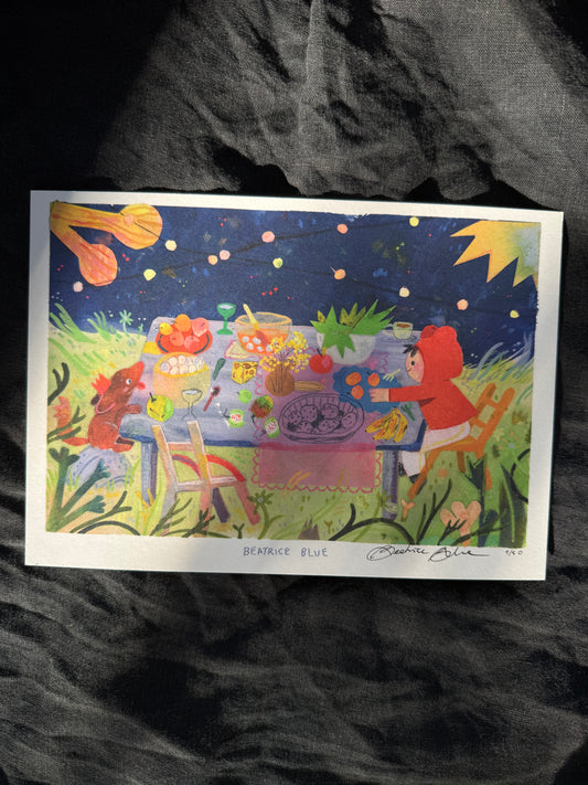 Picnic! - signed print