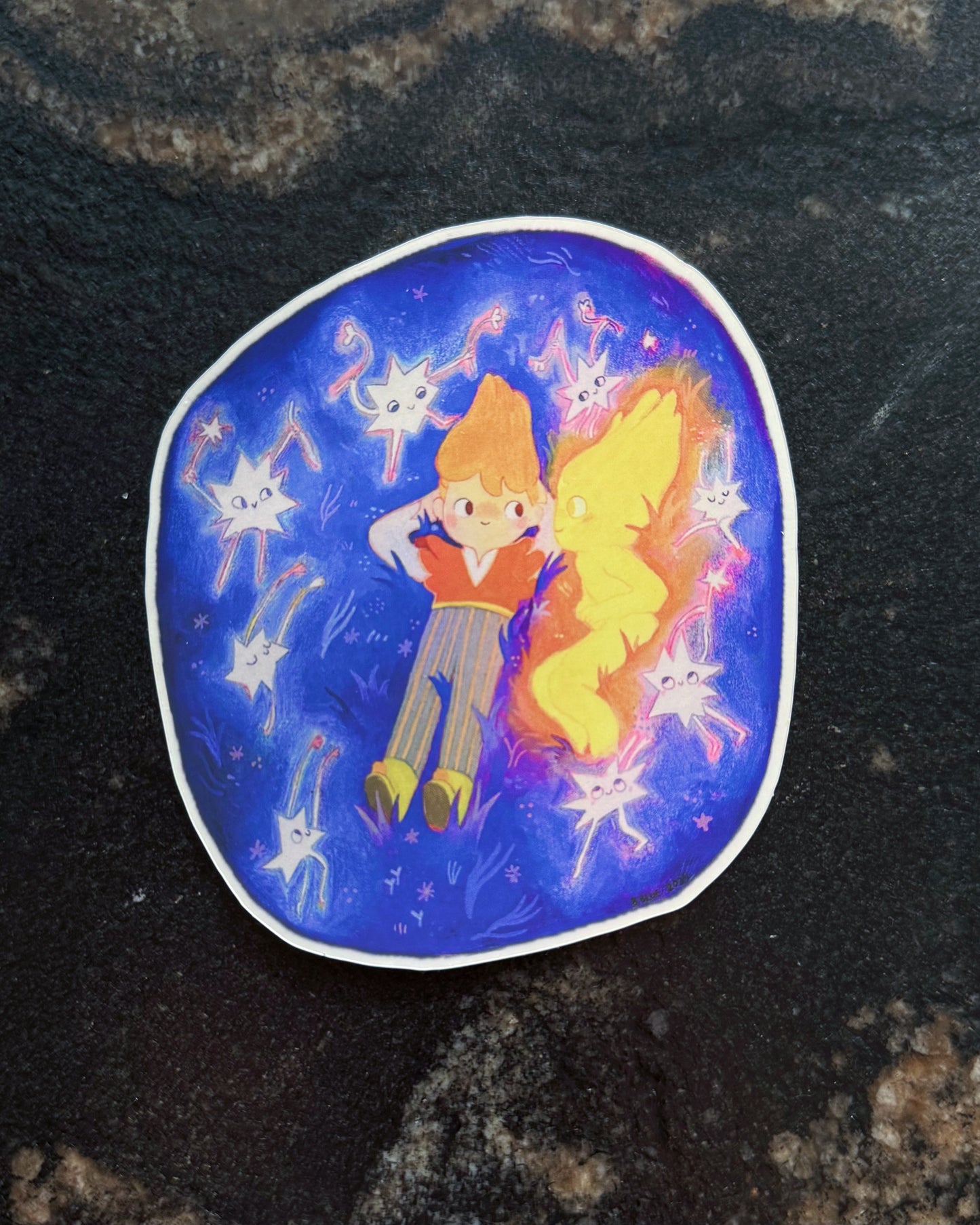 Lucien and Seraphin - shiny sticker