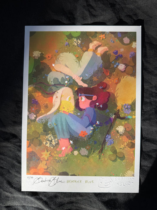 Moira and Lilly - signed print