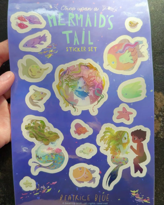Mermaid - Sticker sheet!