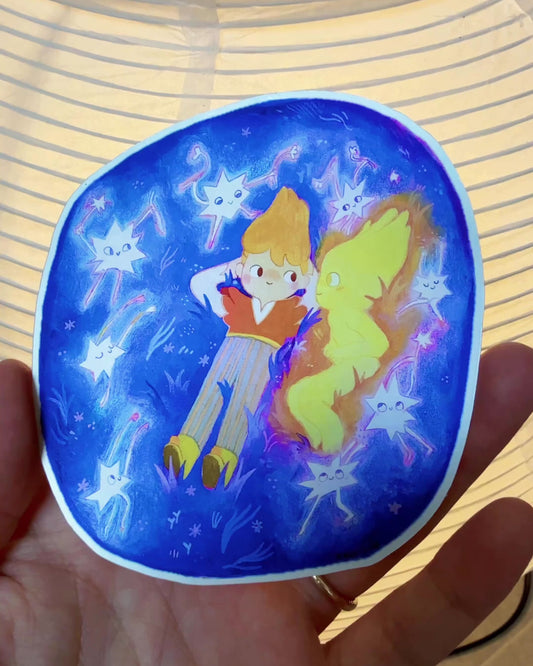 Lucien and Seraphin - shiny sticker